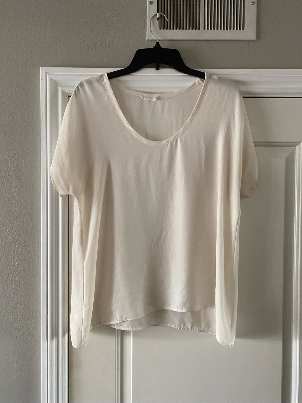 Short-Sleeve Sheer Top